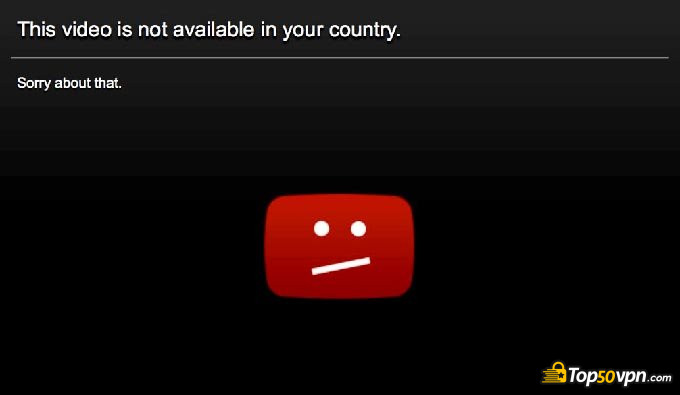 Avantages du VPN: la vidéo géo-verrouillée de YouTube.