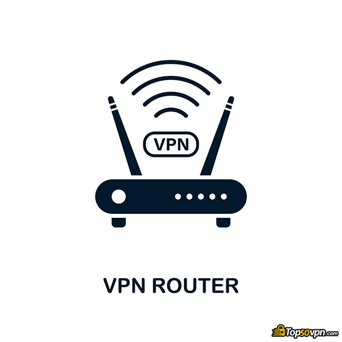 Comment installer un routeur VPN: VPN et logo du routeur.